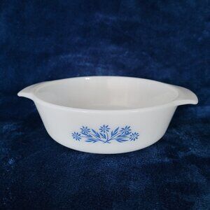 Vintage Floral Anchor Hocking Casserole Dish